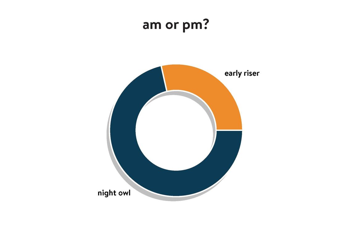 am pm pie chart blog