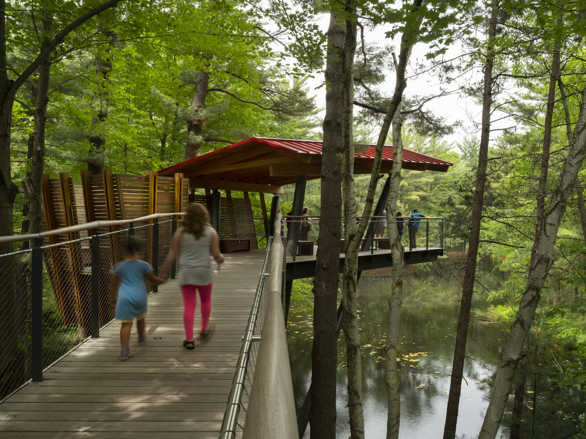 whiting forest lake side walk