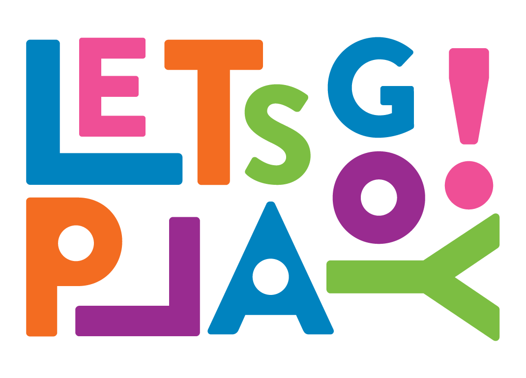 let's go play text graphic