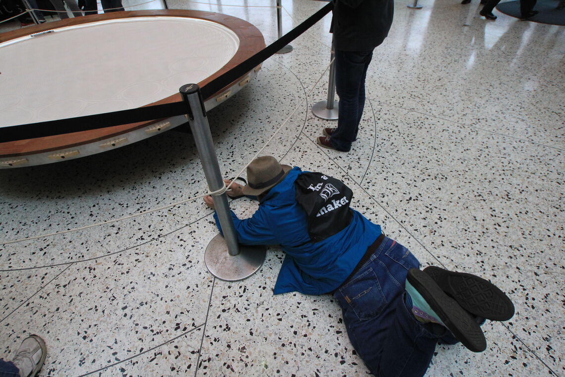 Aaron Goldblatt on floor