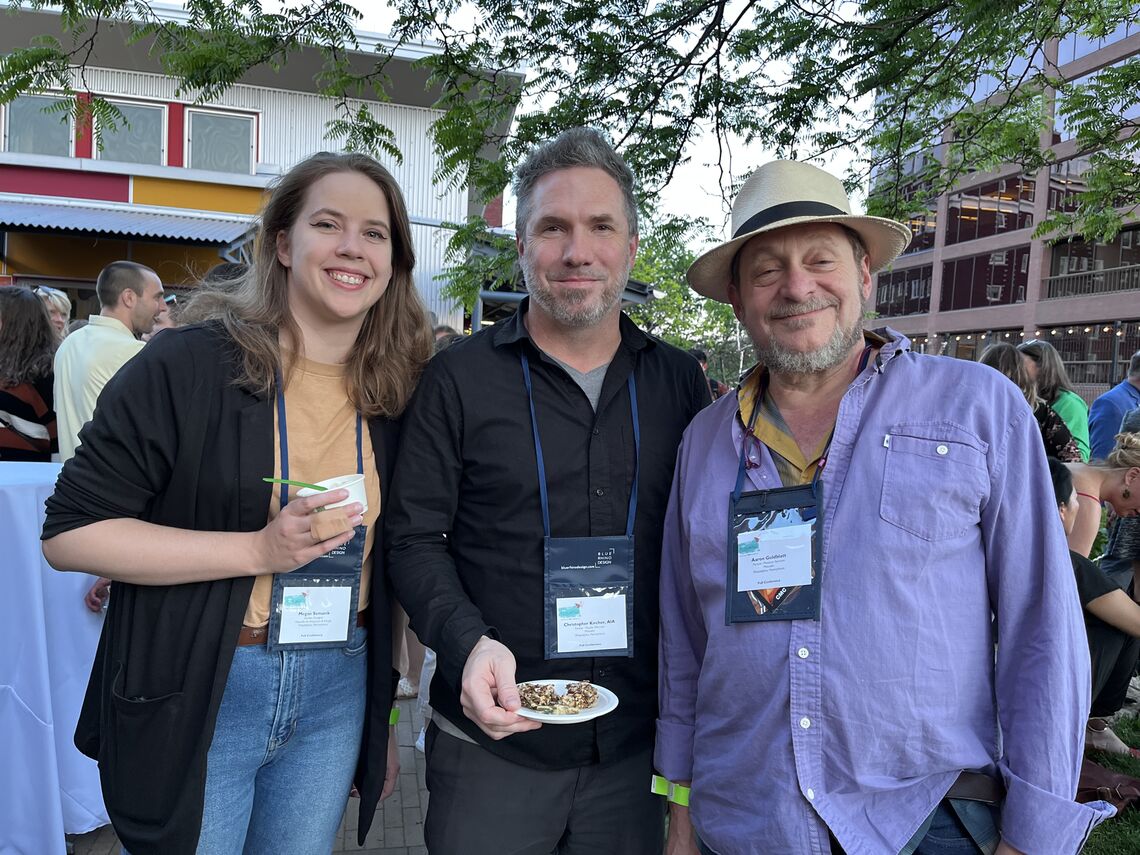 Megan, Chris, Aaron G at ACM